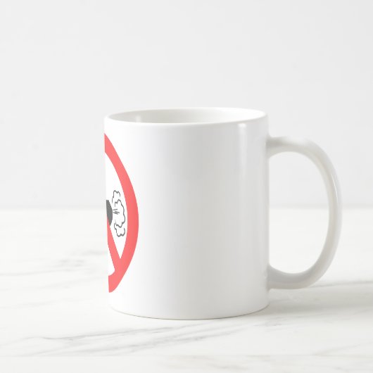 Geen winkelgebied koffiemok (Rechts)