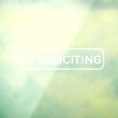 Geen winkeluitval aanvragen raamsticker (Vel 3)