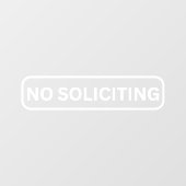 Geen winkeluitval aanvragen raamsticker (Vel)