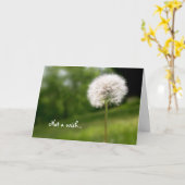 Geen Wish, Christelijke Kaart van de Dagen (Gele Bloem)