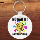 Geen wiskunde! Arithmofobie Sleutelhanger (Voorkant)