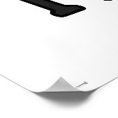 Geen Wiskunde Zone... (grappig) Poster (Hoek)