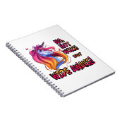 Geen woke, maar brede wakker notitieboek (Rechterzijde)