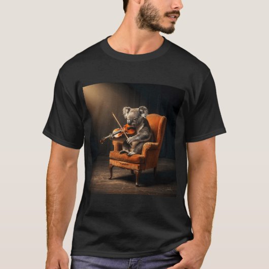 Geen Wolf Tones Als Deze Koala Speelt T-shirt (Voorkant)