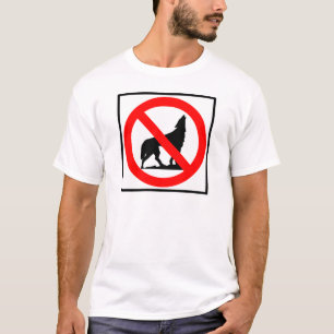 Geen wolven Highway Sign T-shirt