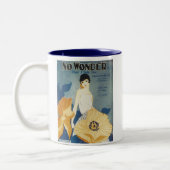 Geen wonder dat ik van je  Songbook Hoesje hou Tweekleurige Koffiemok (Links)