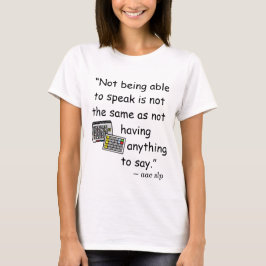 Geen woord t-shirt