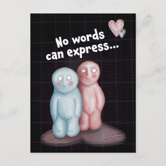 Geen woorden kunnen uitdrukken… briefkaart