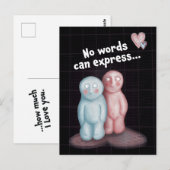 Geen woorden kunnen uitdrukken... briefkaart (Voorkant / Achterkant)