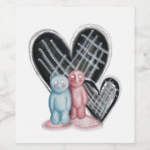 Geen woorden kunnen uitdrukken… wijn etiket (Enkel label)