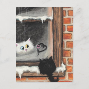 Geen woorden nodig - Valentijn Cats by BiHrLe Feestdagenkaart