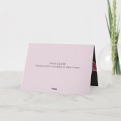 GEEN WOORDEN - SYMPATHIEKAART BEDANKKAART (Achterkant)