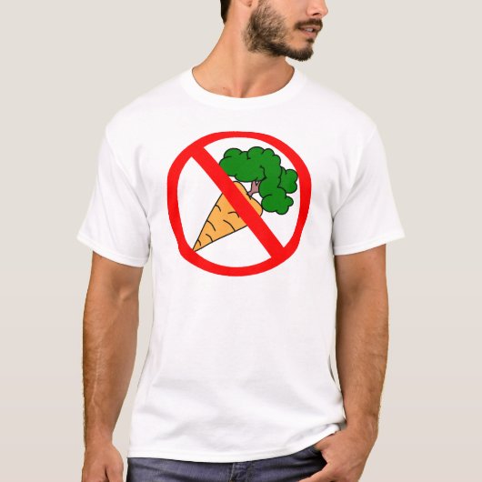Geen wortelen. t-shirt (Voorkant)