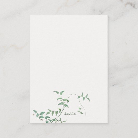 Geen Wrap Douchewandkaart Informatiekaartje (Achterkant)