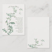 Geen Wrap Douchewandkaart Informatiekaartje (Voorkant / Achterkant)