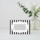 Geen wrap insert kaart baby of vrijgezellenfeest Z (Staand voorkant)