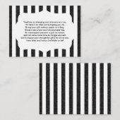 Geen wrap insert kaart baby of vrijgezellenfeest Z (Voorkant / Achterkant)