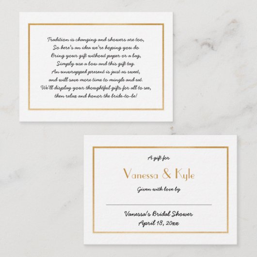 Geen wrap vrijgezellenfeest insert kaart + label (Voorkant / Achterkant)