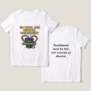 Geen wrede en ongebruikelijke straf - 8e amendemen Tri-Blend shirt