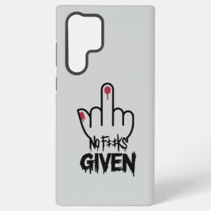 "Geen Z***en Gegeven" Minimalistisch Middenvinger Samsung Galaxy Hoesje