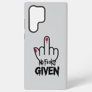 "Geen Z***en Gegeven" Minimalistisch Middenvinger Samsung Galaxy Hoesje