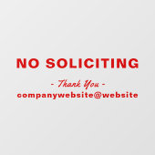 Geen zakelijke gebarentaal aanvragen raamsticker (Vel)