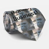 Geen zakelijke Stropdas met een aap (Opgerold)