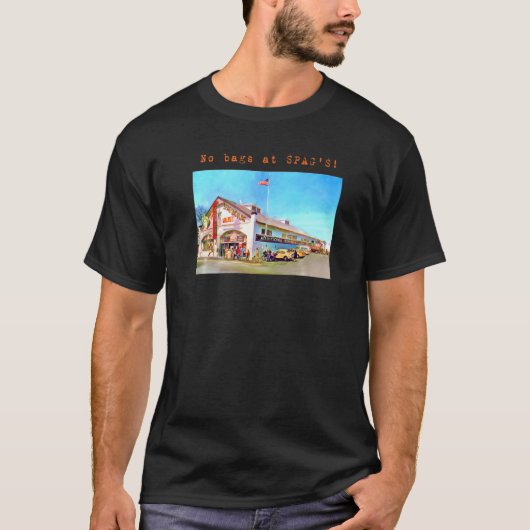 Geen zakken bij Spag's massachusetts Nostalg Shrew T-shirt (Voorkant)