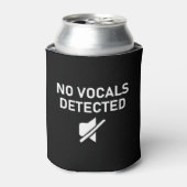 Geen zang gedetecteerd Minimale audio ontwerp Blikjeskoeler (Blikje Voorkant)