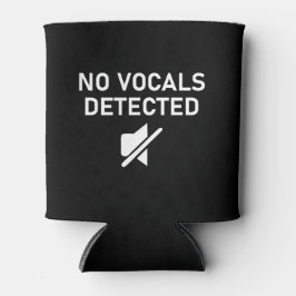 Geen zang gedetecteerd Minimale audio ontwerp Blikjeskoeler