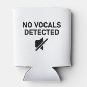 Geen zang gedetecteerd Minimale audio ontwerp Blikjeskoeler (Achterkant)