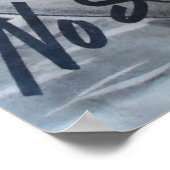 Geen zeep Mister Poster (Hoek)