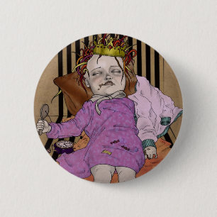 Geen zelfmoord meisje ronde button 5,7 cm