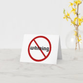 Geen zeurderige kaart (Gele Bloem)