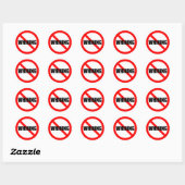 Geen zeurende Sticker (Vel)