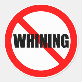 Geen zeurende Sticker
