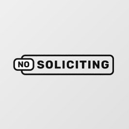 Geen zoekend winkelbedrijf raamsticker