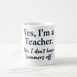 "Geen Zomers Vrij" Sarcastisch Citatemok Koffiemok
