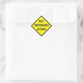 Geen zone van de Wijnvisserij Ronde Sticker (Tas)