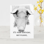 Geen zorg voor de Cake - Happy Birthday Kaart (Gele Bloem)