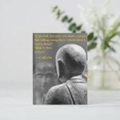 Geen zorgen briefkaart (Staand voorkant)