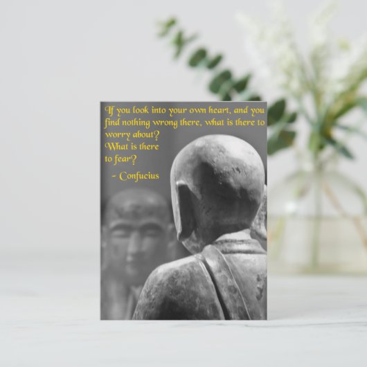 Geen zorgen briefkaart (Staand voorkant)