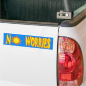 Geen zorgen bumpersticker (Op Truck)