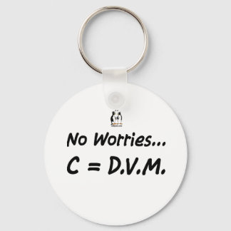 Geen zorgen C=DVM Sleutelhanger