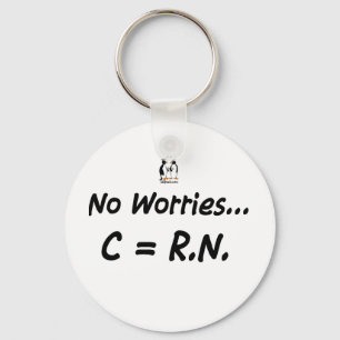 Geen zorgen C=RN Sleutelhanger