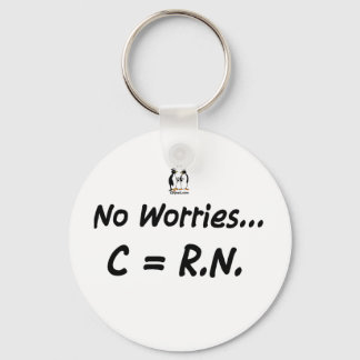 Geen zorgen C=RN Sleutelhanger