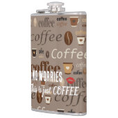 Geen zorgen, dit is alleen een KOFFIE-fles Heupfles (Links)