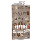 Geen zorgen, dit is alleen een KOFFIE-fles Heupfles (Rechts)