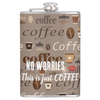 Geen zorgen, dit is alleen een KOFFIE-fles Heupfles