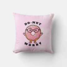 Geen zorgen, donut – Mopshond Donut Cartoon Karakt